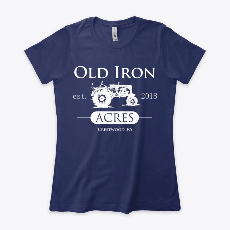 Old Iron Acres, Women's "Boyfriend Tee"