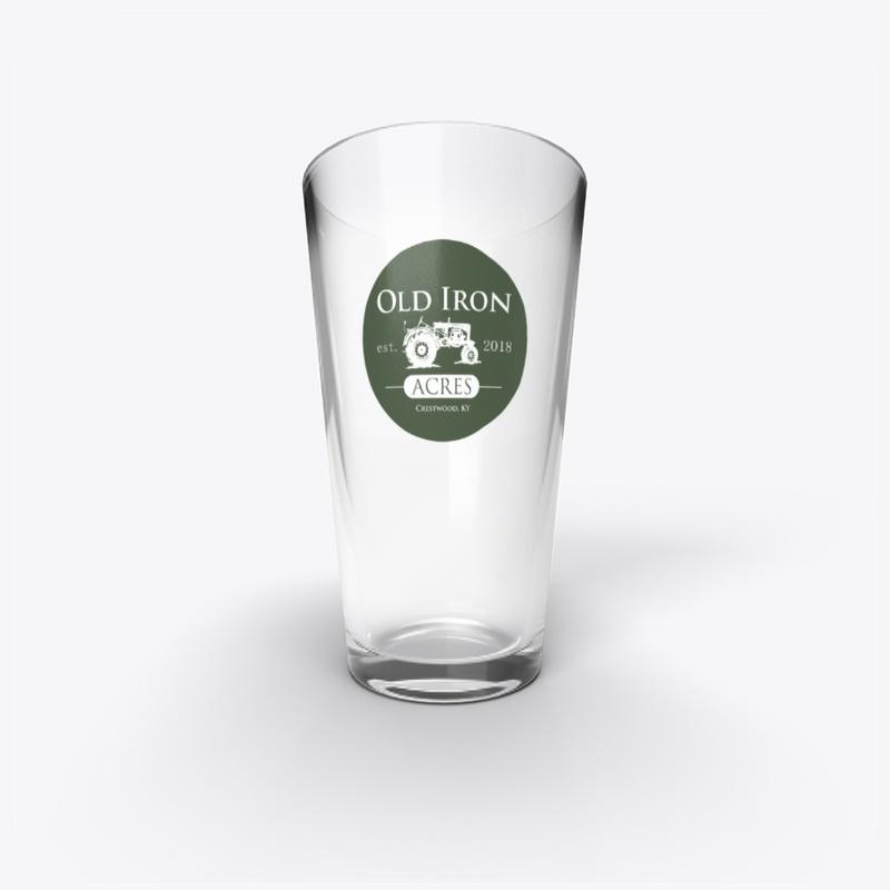 Old Iron Acres, Pint Glass