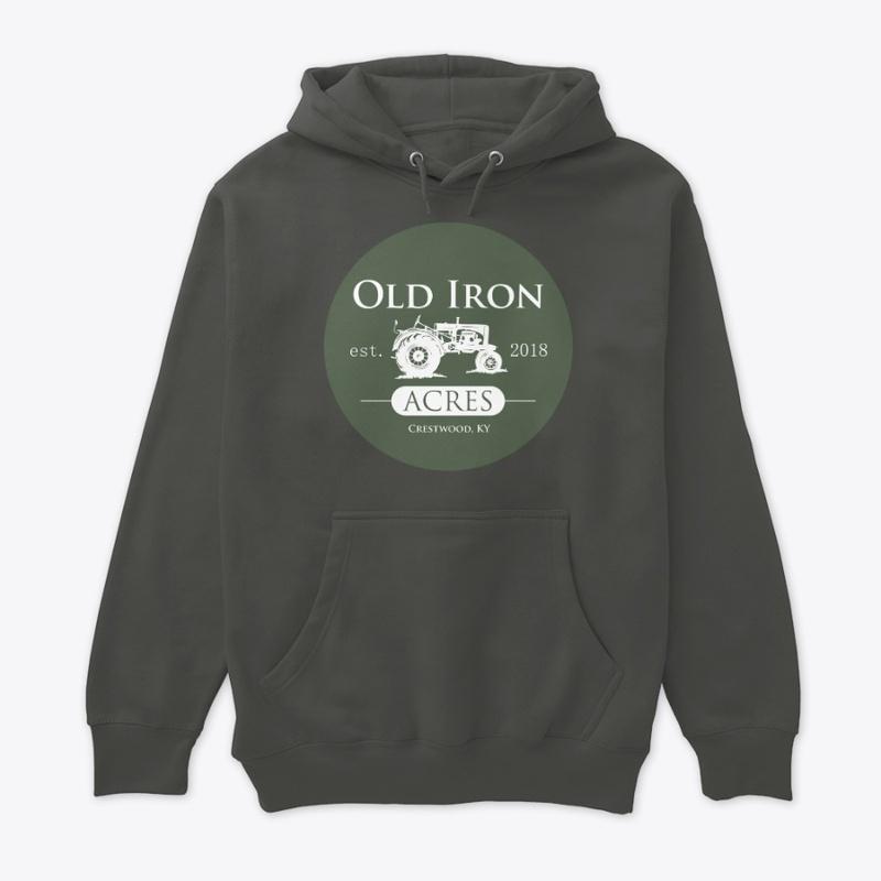 Old  Iron Acres, Premium Pullover Hoodie